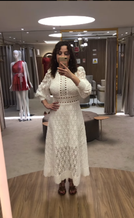 Vestido Branco Look 1